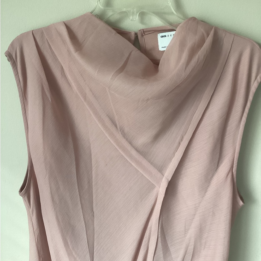 ASOS DESIGN Pink Midi Dress